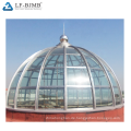 Prefab Stahl Raumrahmen Skylight Dachglas Abdeckung Atrium Dome Dach